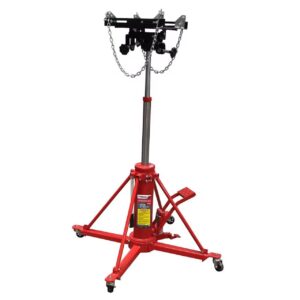 This rugged heavyduty transmission jack